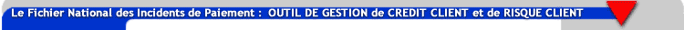 Fichiernational des incidents de paiement
